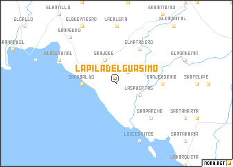 map of La Pila del Guásimo