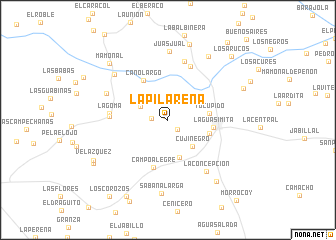 map of La Pilarena