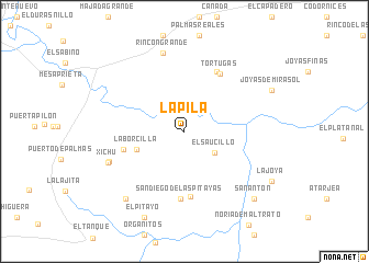 map of La Pila