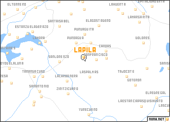 map of La Pila