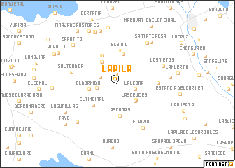 map of La Pila