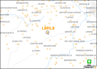 map of La Pila