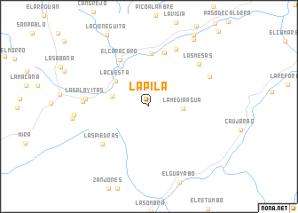 map of La Pila