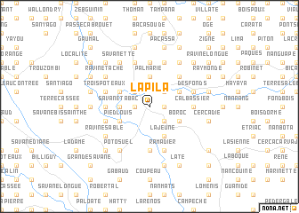 map of La Pila