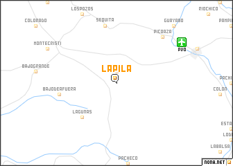 map of La Pila
