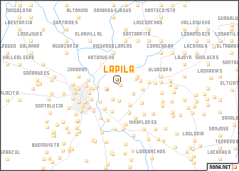 map of La Pila