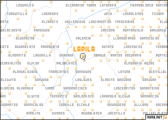 map of La Pila