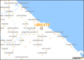 map of La Pileta