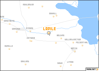 map of Lapile