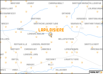 map of La Piloisière