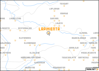 map of La Pimienta