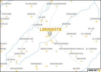 map of La Pimienta