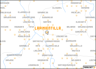 map of La Pimientilla