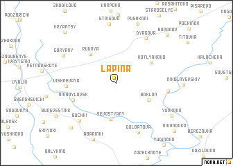 map of Lapina