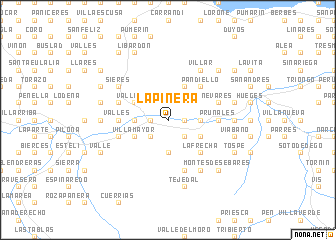 map of La Piñera