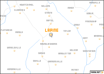 map of Lapine