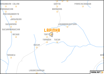 map of Lapinha