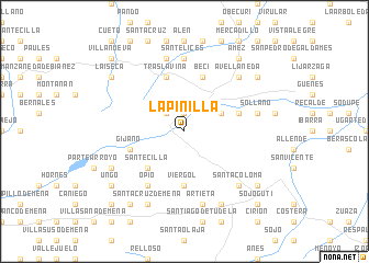 map of La Pinilla