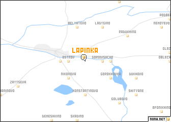 map of Lapinka