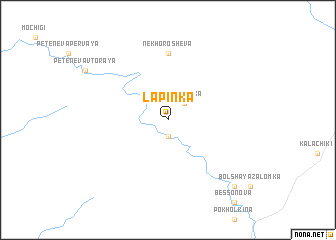 map of Lapinka