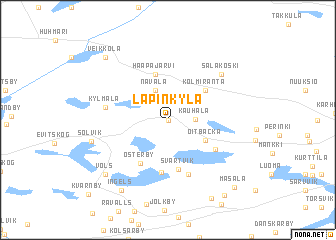 map of Lapinkylä