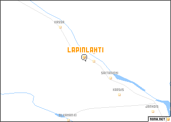 map of Lapinlahti