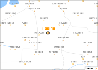 map of Lapino