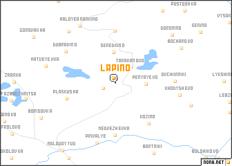 map of Lapino