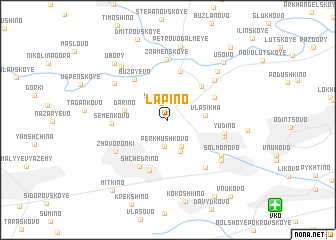 map of Lapino