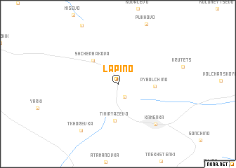 map of Lapino