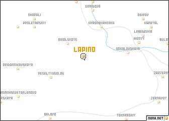 map of Lapino