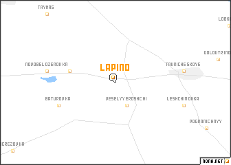 map of Lapino