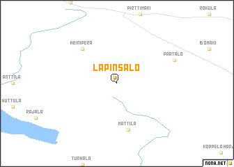 map of Lapinsalo