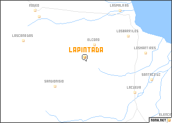 map of La Pintada