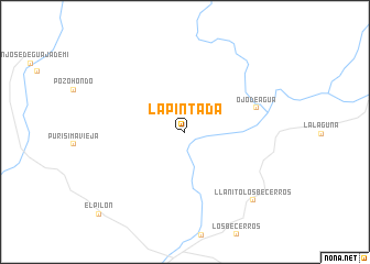 map of La Pintada