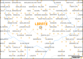 map of La Pinte