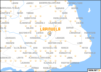 map of La Piñuela