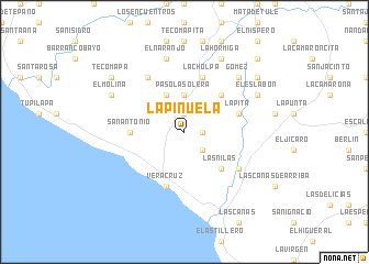 map of La Piñuela