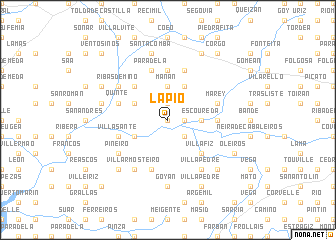 map of Lapio