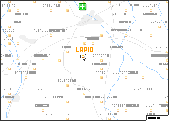 map of Lapio