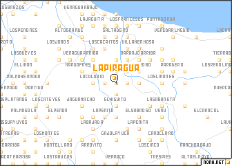 map of La Piragua