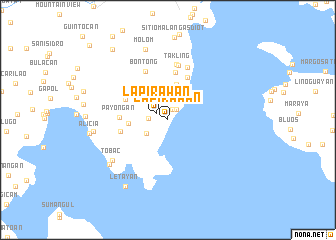 map of Lapirawan