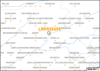 map of La Pisseure