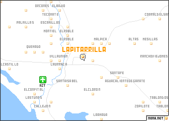 map of La Pitarrilla