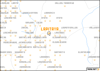 map of La Pitaya