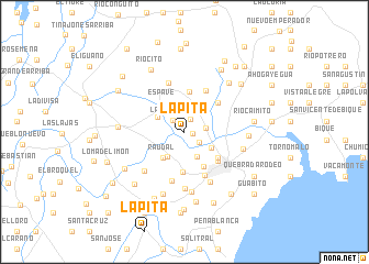 map of La Pita