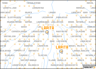 map of La Pita