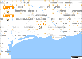 map of La Pita