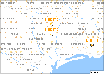 map of La Pita