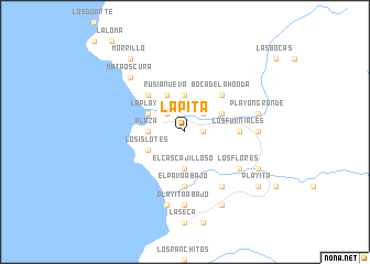 map of La Pita